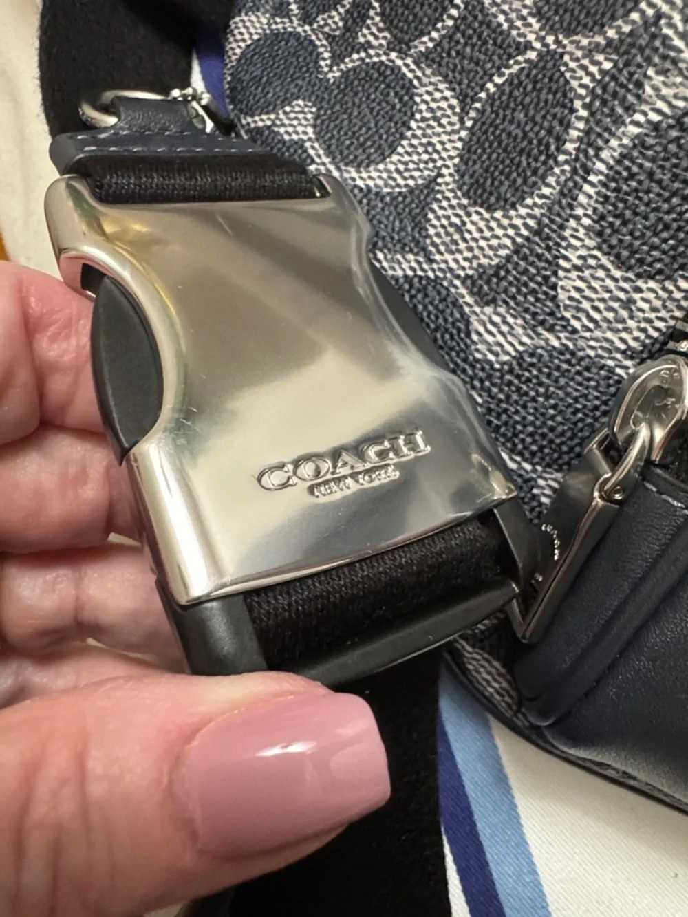 Coach Racer Small Belt Bag in Signature Canvas and Leather NWT
